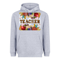 Heather Grey Teacher Heavyweight Hoodie - LillyAllenDesigns