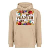 Mushroom Teacher Heavyweight Hoodie - LillyAllenDesigns