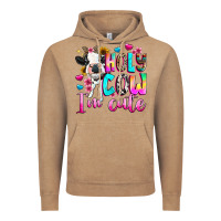 Vintage Coffee holy cow  m cute Vintage Hoodie - texasbilliewilder