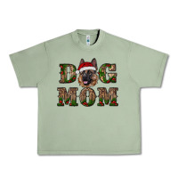Oil Green chriistmas dog mom with german shepherd Urban Heavy Tee - RanaPortraitStore
