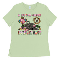 Matcha easter a lot can happen in three days Ladies Tee - AdoDesignShop
