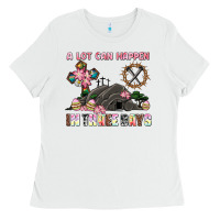 White easter a lot can happen in three days Ladies Tee - AdoDesignShop