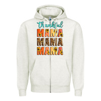 Thankful Mama Mama Mama Zipper Hoodie | Teevron