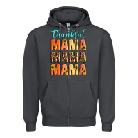 Smoke Thankful mama mama mama Zipper Hoodie - Artiststas