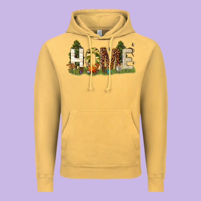 Vintage Hoodie home camping