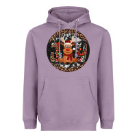 Lavender joy reindeer christmas ornament Heavyweight Hoodie - Jasminsmagicworld