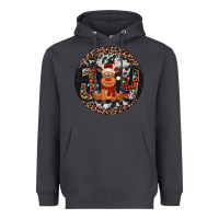 Smoke joy reindeer christmas ornament Heavyweight Hoodie - Jasminsmagicworld