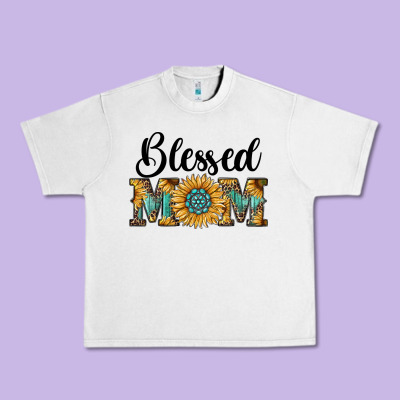 Blessed Mom Urban Heavy Tee Designed By Ranaportraitstore