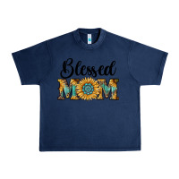 Navy blessed mom Urban Heavy Tee - RanaPortraitStore