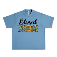 Pebble Blue blessed mom Urban Heavy Tee - RanaPortraitStore