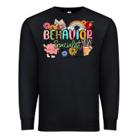 Black behavior specialist Premium Sweatshirt - MaliasSmallBusiness
