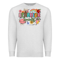 Oatmeal Heather behavior specialist Premium Sweatshirt - MaliasSmallBusiness