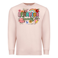 Pale Pink behavior specialist Premium Sweatshirt - MaliasSmallBusiness