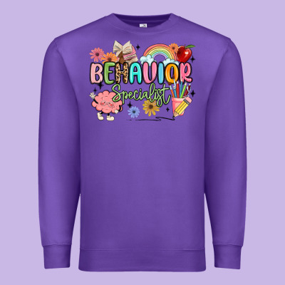 Behavior Specialist Premium Sweatshirt Designed By Maliassmallbusiness
