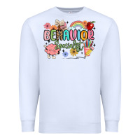 White behavior specialist Premium Sweatshirt - MaliasSmallBusiness