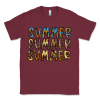 Burgundy summer summer Classic Tee - CowhideDigitalArt
