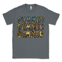 Charcoal Heather summer summer Classic Tee - CowhideDigitalArt