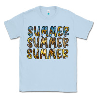 Dusty Blue summer summer Classic Tee - CowhideDigitalArt