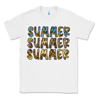White summer summer Classic Tee - CowhideDigitalArt