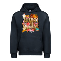 Navy fall  lunch lady Urban Hoodie - BarkalooDesign