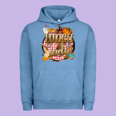 Fall  Lunch Lady Urban Hoodie Designed By Barkaloodesign