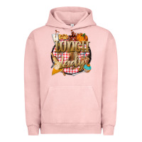 Pigment Salmon fall  lunch lady Urban Hoodie - BarkalooDesign