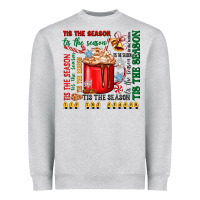 Heather Grey tis the season Heavyweight Sweatshirt - Zillion Design Studio