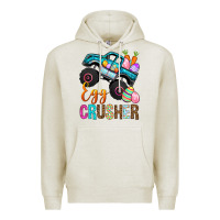 Oatmeal Heather Egg crusher png sublimation design download, Happy Premium Hoodie - NancyCooperArtShop
