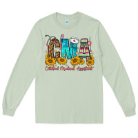 Matcha cma certified medical assistant Long Sleeve Tee - FaDigitalArtStudio