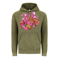 Vintage Olive Breast Cancer afro girl sneakers Vintage Hoodie - RanaPortraitStore