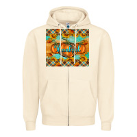 Sandshell Thankful Pumpkins Zipper Hoodie - Artiststas