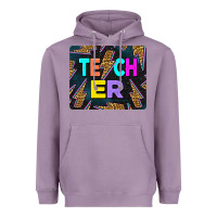 Lavender Teacher Flash Heavyweight Hoodie - LillyAllenDesigns