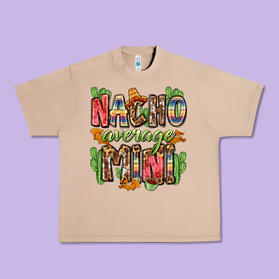 Nacho Average Mini Urban Heavy Tee Designed By Zillion Design Studio
