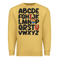 Antique Gold pride alphabet Premium Sweatshirt - MaliasSmallBusiness