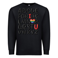 Black pride alphabet Premium Sweatshirt - MaliasSmallBusiness