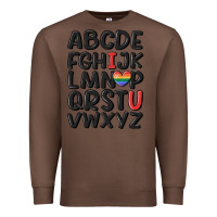 Chestnut pride alphabet Premium Sweatshirt - MaliasSmallBusiness