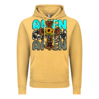 Vintage Mustard amen Vintage Hoodie - JahusDesignShop