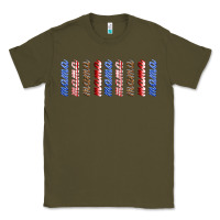 Army Green american mama libbey glass Classic Tee - HRA Design Shop