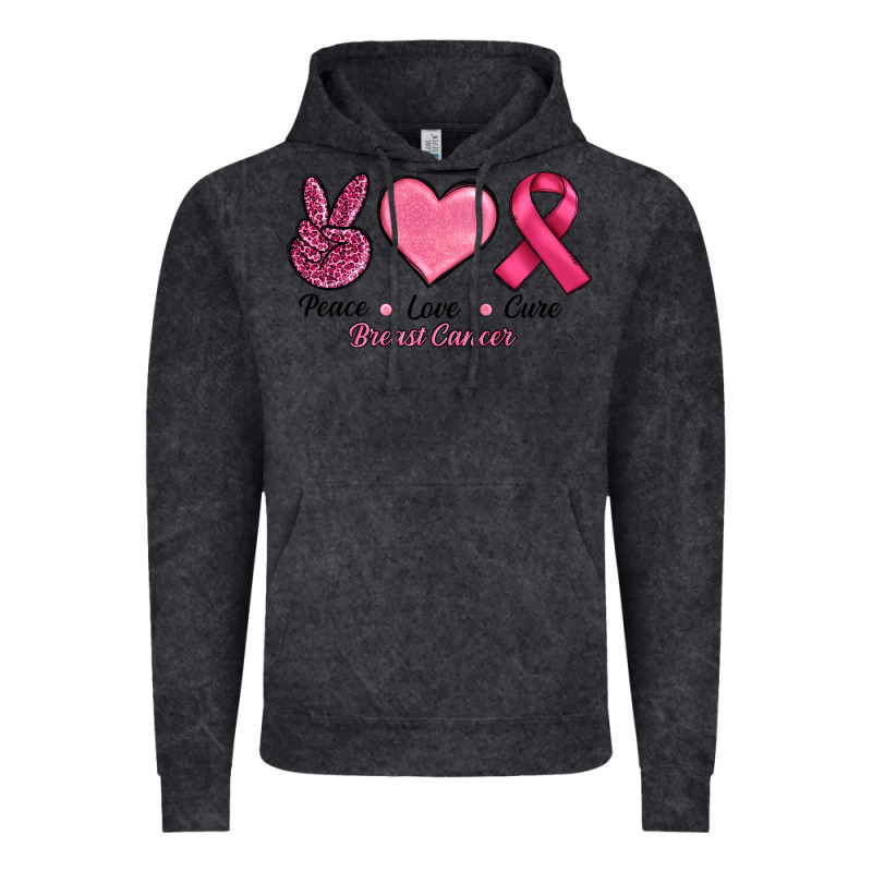 Peace Love Cure Cancer Vintage Hoodie by RanaPortraitStore | Teevron