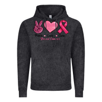 Vintage Black Peace Love Cure Cancer Vintage Hoodie - RanaPortraitStore