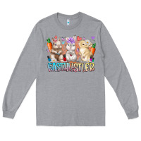 Heather Grey east nail hustler Long Sleeve Tee - RacoonDesign
