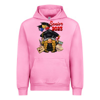 Fuchsia Pink senior 2023 gnome Urban Hoodie - BarkalooDesign