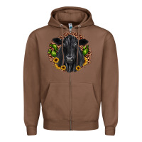 Chestnut black angus cactus sunflower Zipper Hoodie - JahusDesignShop