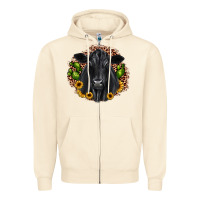 Sandshell black angus cactus sunflower Zipper Hoodie - JahusDesignShop
