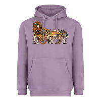 Lavender howdy killer Heavyweight Hoodie - NancyCooperArtShop