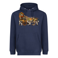 Navy howdy killer Heavyweight Hoodie - NancyCooperArtShop
