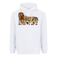 White howdy killer Heavyweight Hoodie - NancyCooperArtShop