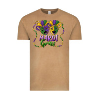 Vintage Camel mardi gras mask and beads Vintage Tee - RanaPortraitStore