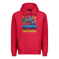 Cardinal thr north pole polar express admit one round trip Premium Hoodie - MaliasSmallBusiness