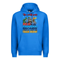 True Royal thr north pole polar express admit one round trip Premium Hoodie - MaliasSmallBusiness